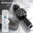 thumbnail image 3 of Gwong Electrónica DS813 Micrófono de mano Micrófono Versátil Cambio de sonido Metal Bluetooth-Compatible con Bluetooth 5.0 Condensador Mic Music Player para Singing, 3 of 6