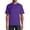 Purple, variant on Men's Short Sleeve Double Dry Performance T-Shirt, Scarlet, Small