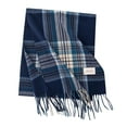 thumbnail image 2 of gbyLJF Classic Winter Scarf for Women Plaid Warm Scarf Pashmina Shawls Long Blanket Scarf Christmas Plaid Scarf Gifts, 2 of 3