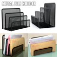 thumbnail image 2 of Mesh Letter Sorter Mail Document Tray Desk Office File Organiser Holder Multifunctional File Storage, 2 of 11
