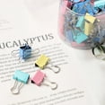 thumbnail image 4 of Unique Bargains Office Paper Document Organize 15mm Metal Bookbinding Binder Clips 60pcs, 4 of 6