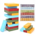 thumbnail image 3 of Tumble Tower Blocks Game, Plastic Blocks Stacking Game, Plastic Board Building Game, Twister Game, For Home Durable Reusable Gift Kids Adult, 3 of 8