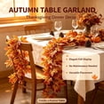 thumbnail image 6 of Fall Leaf Garland Fall Decorations For Home Fall Decor Autumn Decorations Autumn Garland Fall Outdoor Decorations Fake Fall Leaves Fall Garland Leaves Decor Fall Leaves, 6 of 9