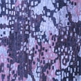 thumbnail image 1 of Ahgly Company Machine Washable Indoor Square Abstract Blue Contemporary Area Rugs, 5' Square, 1 of 4