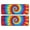 Colorful Tie Dye, variant on Kitchen Rugs Sets Of 2,Rainbow Tie Dye Spiral Pattern Anti Fatigue Kitchen Mat Rugs Non Slip Washable,Decorative Kitchen Floor Mats for Kitchen,Sink,Laundry,17"x47"+17"x47"