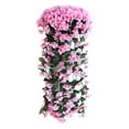 thumbnail image 1 of Flores artificiales colgantes, 2,7 pies de rosa para decoración de interiores y exteriores (rosa), 1 of 5