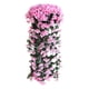 thumbnail image 1 of Flores artificiales, flores falsas, ramos de rosas simuladas, cestas colgantes de pared con flores simuladas, paisajismo decorativo, flores artificiales, flores de ratán para decoración del hogar, ros, 1 of 5
