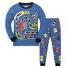 thumbnail image 2 of shqvo Shark Cartoon Print Boys Pajamas Set Long Sleeve Crew Neck Sleepwear Outfits Cozy Kids Pjs 2 Pieces, 2 of 3