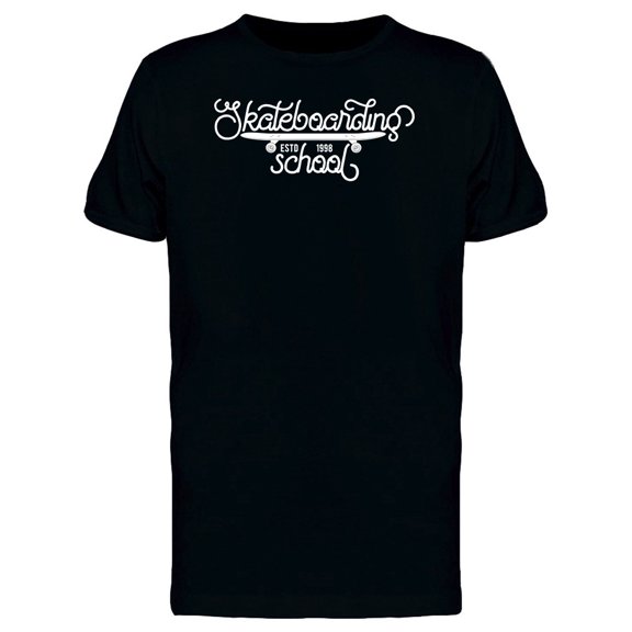 Skateboard School Tee Men's -Image by Shutterstock