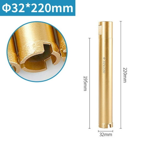 

BCLONG 220mm Wet Diamond Core Bit 20-83mm Drill Bit Reinforced Concrete Drilling Hole