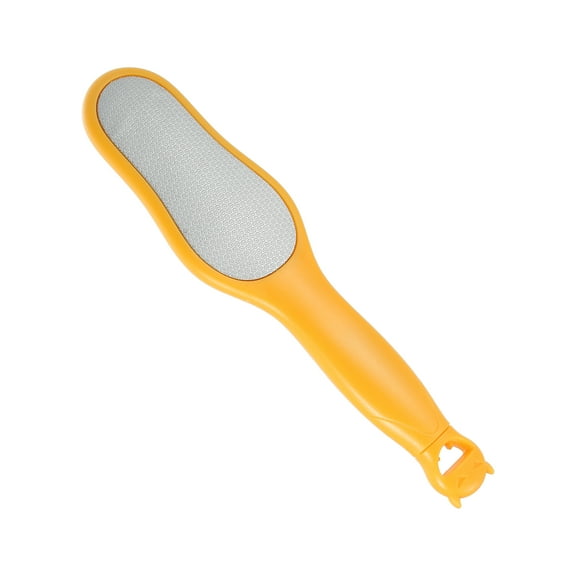 Vocoste Foot File Callus Remover Stainless Steel Yellow with Nail Clipper Foot Callus Remover