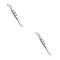 thumbnail image 3 of Seitruly Pinzas para párpados Eliminación de obstrucciones en los ojos Abrazaderas de limpieza Herramientas de belleza portátiles Dispositivo Punta redonda pequeña 2piezas, 3 of 6