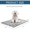 thumbnail image 4 of Lit pour Chien Réversible (Chaleur & Refroidissement) Tapis de Caisse Lavable en Machine pour Petits à Grands Chiens de 25lbs à 110lbs pour Petits à XXX-Grands Chiens, 4 of 6