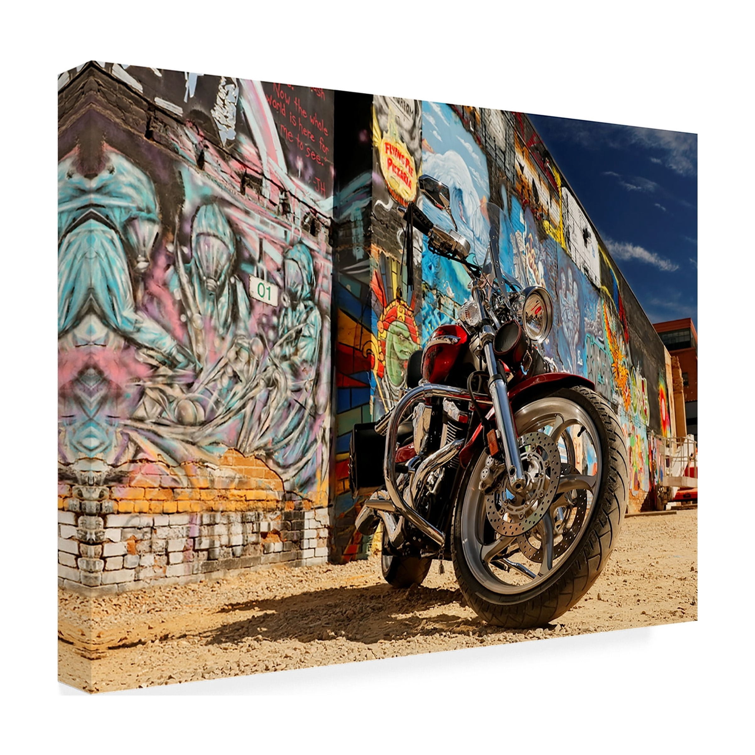 Trademark Fine Art 'Boise Freak Alley 1' Canvas Art by Mike Jones Photo