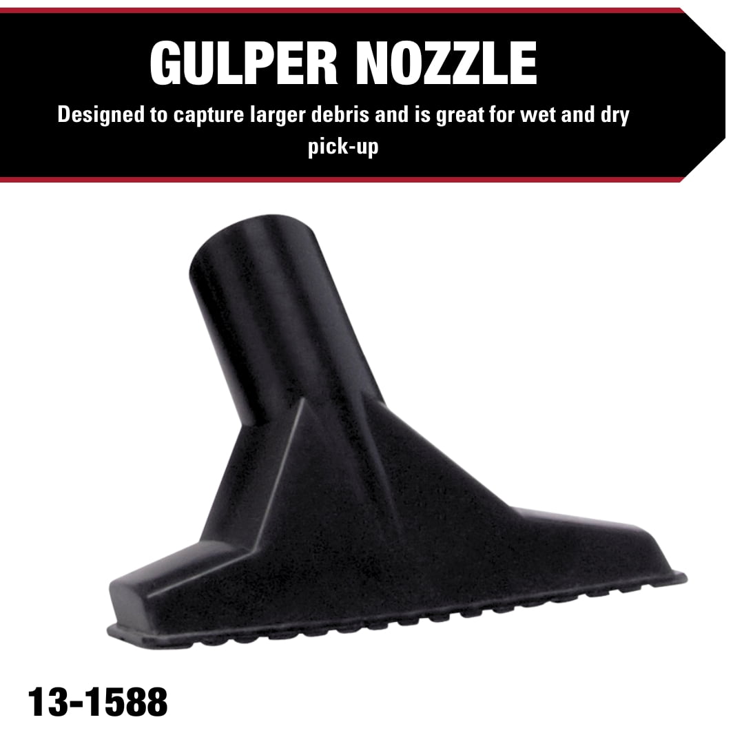 Hyper Tough 13-1588 Universal Gulper Nozzle for Wet/Dry Vacuums