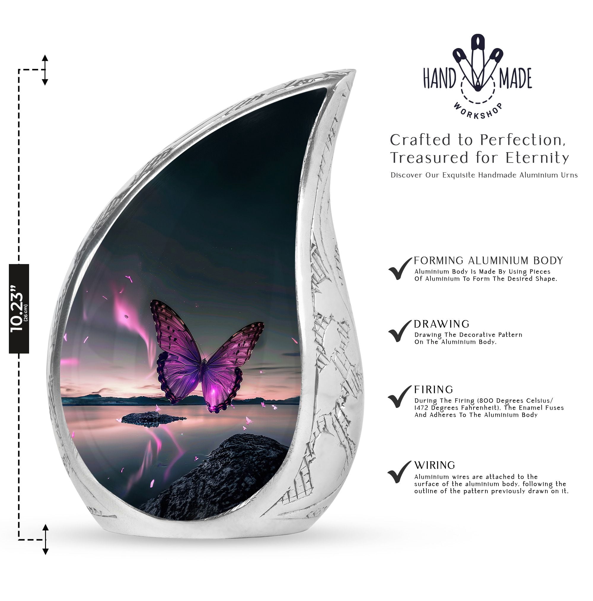 SUBSH Adult Cremation Urns For Human Ashes - Urns For Ashes Adult Male - Ashes Large Urn - Cremation Urn Human - Cremation Urns For Burial