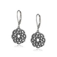 thumbnail image 5 of y Celtic knot alloy dangle earrings, 5 of 5
