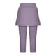 thumbnail image 5 of TaTaai Women's Fake Two Piece Leggings with Skirt Side Pockets High Waisted Cropped Yoga Pants 7/8 Length Athletic Running Tights Summer Sportswear Gift, 5 of 7