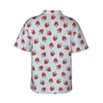 thumbnail image 3 of Haiem Hand Drawn Strawberry Printed Hawaiian Shirt for Men - Men’s Casual Beach Summer Shirts - Stretch Fabric with Modern Fit-Medium, 3 of 9