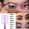 thumbnail image 1 of Kit de Pochoir à Sourcils 8 Pcs Facile à Utiliser - Outil de Façonnage des Sourcils Parfait avec Poignée pour des Sourcils Parfaits - Accessoire de Toilettage Durable et Réutilisable pour Usage Quotidien, 1 of 5