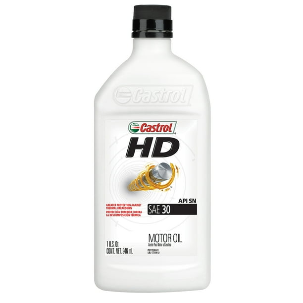 Castrol HD 30 Monograde Conventional Motor Oil, 1 Quart