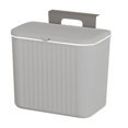 thumbnail image 1 of Langgg Kitchen Waste Compost Bin Multifunction Holder for Cabinet Door Countertop Grey 7L, 1 of 9