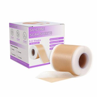Topboutique Hydrocolloid Roll For Wound Care,Hydrocolloid Patch Bandages,Waterproof Self-Adhesive Hydrocolloid Bandages For Burns,Blisters & Acne,Ultra- Absorbent,1 Roll(2in*16ft