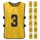 thumbnail image 4 of 12 PCS Adults Soccer Pinnies Quick Drying Football Team Jerseys Youth Sports Scrimmage Soccer Team Training Numbered Bibs Practice Sports Vest, 4 of 5