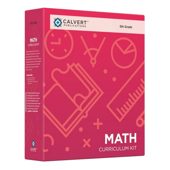 Calvert 5th Grade Math Complete Set (paperback)