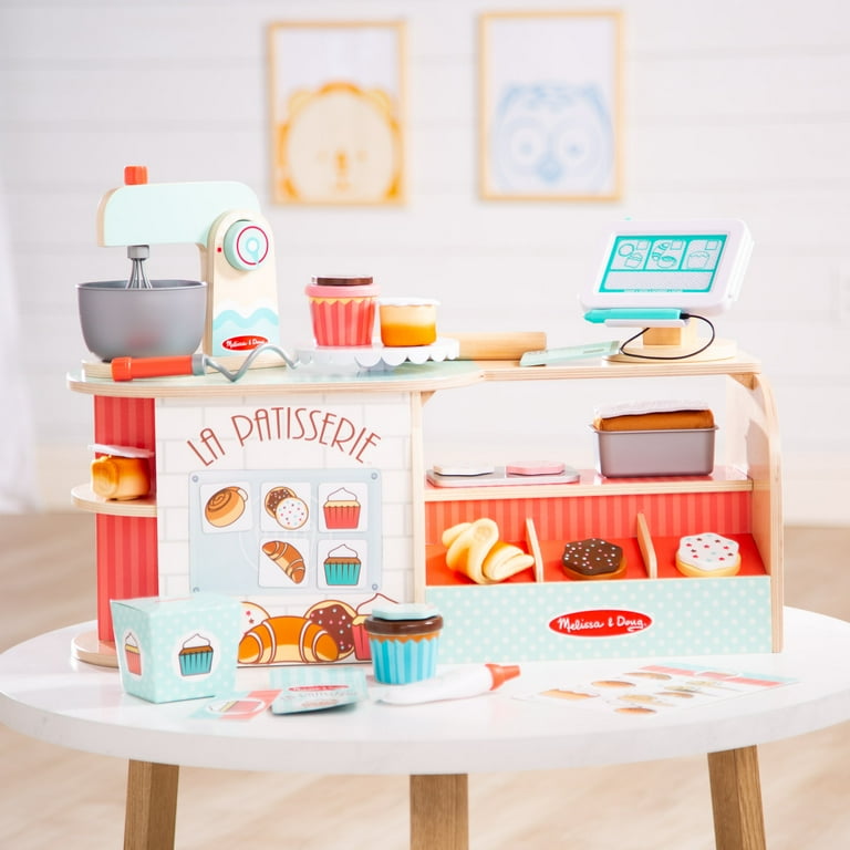 Melissa & Doug Wooden La Patisserie Bakery (39 Pieces) - FSC