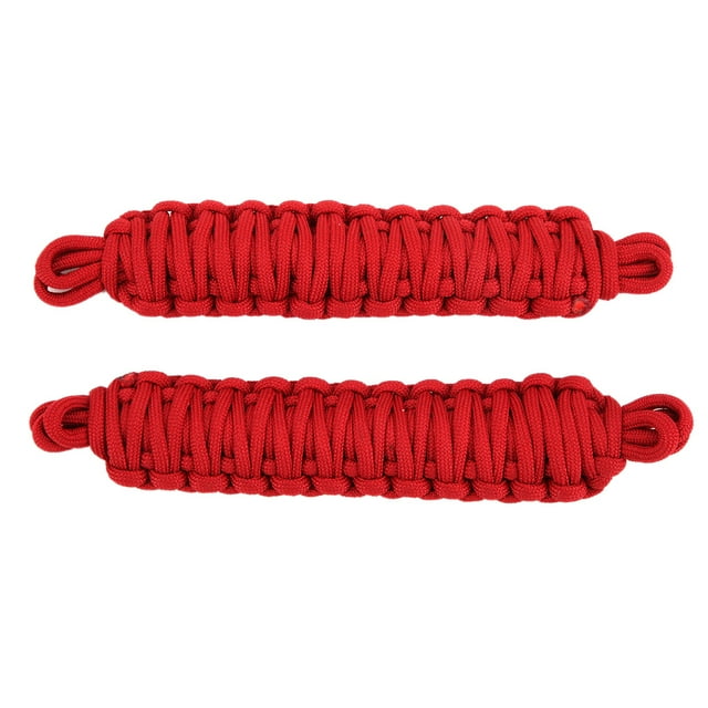 2pcs Protection de Corde de Restriction de Porte de Voiture pour Jeep Wrangler TJ 1997-2006Red