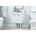 thumbnail image 2 of Elegant Decor Cyrus 24" MDF Single Bathroom Vanity with Backsplash in White, 2 of 5