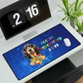 thumbnail image 3 of Autism Awareness Bloodhound Accept Understand Love Desk Mat Full Keyboard Mouse Pad Dog Lover Large Mousepad - 12003, 3 of 5