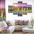 thumbnail image 1 of Blooming Spring Tulips - Landscape Photo Canvas Art Print, 1 of 3