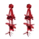 thumbnail image 5 of 1 Par de Pendientes de Moda para Mujer con Borla Hecha para Las Ocasiones rojo, 5 of 8