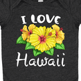 thumbnail image 4 of Inktastic I Love Hawaii Hibiscus Flowers Boys or Girls Baby Bodysuit, 4 of 5