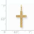 thumbnail image 2 of Beautiful 14K Laser Designed Cross Charm, 2 of 2