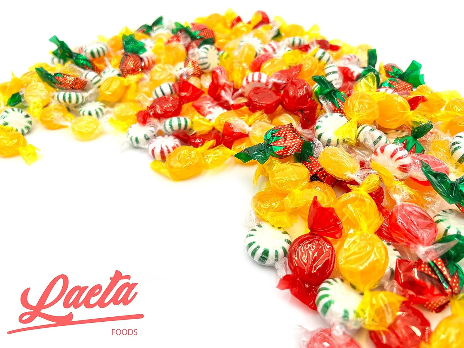 Hard Candy Party Mix Fruit Flavored Assorted, Individually Wrapped (6 Pound Bag - Approx. 450 Count)