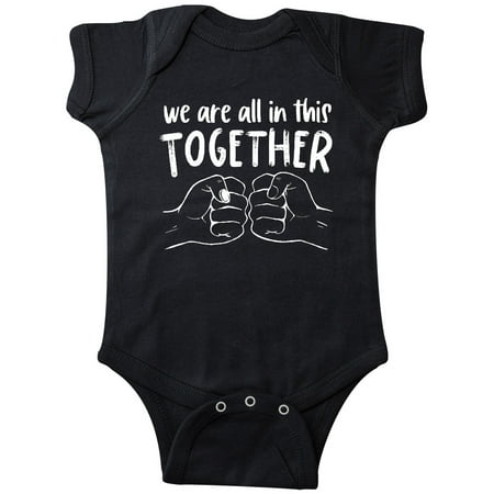 

Inktastic We Are All in This Together Fist Bump Gift Baby Boy or Baby Girl Bodysuit