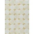 thumbnail image 2 of Addison Rugs Chantille Indoor/Outdoor Transitional Circles Gold Washable Rectangle Rug, 3' x 5', 2 of 6