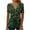 Z6-Green womens shirts, variant on QETYUW Women's St Patrick's Day T-Shirt Short Sleeve V Neck Pleated Tunic Tops Plus Size Button Up Shirts Casual Green Tshirts