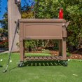 thumbnail image 2 of Permasteel 80 Qt Outdoor Patio Cooler – Taupe, Vintage Faux Wood, 100 Cans, 2 of 5