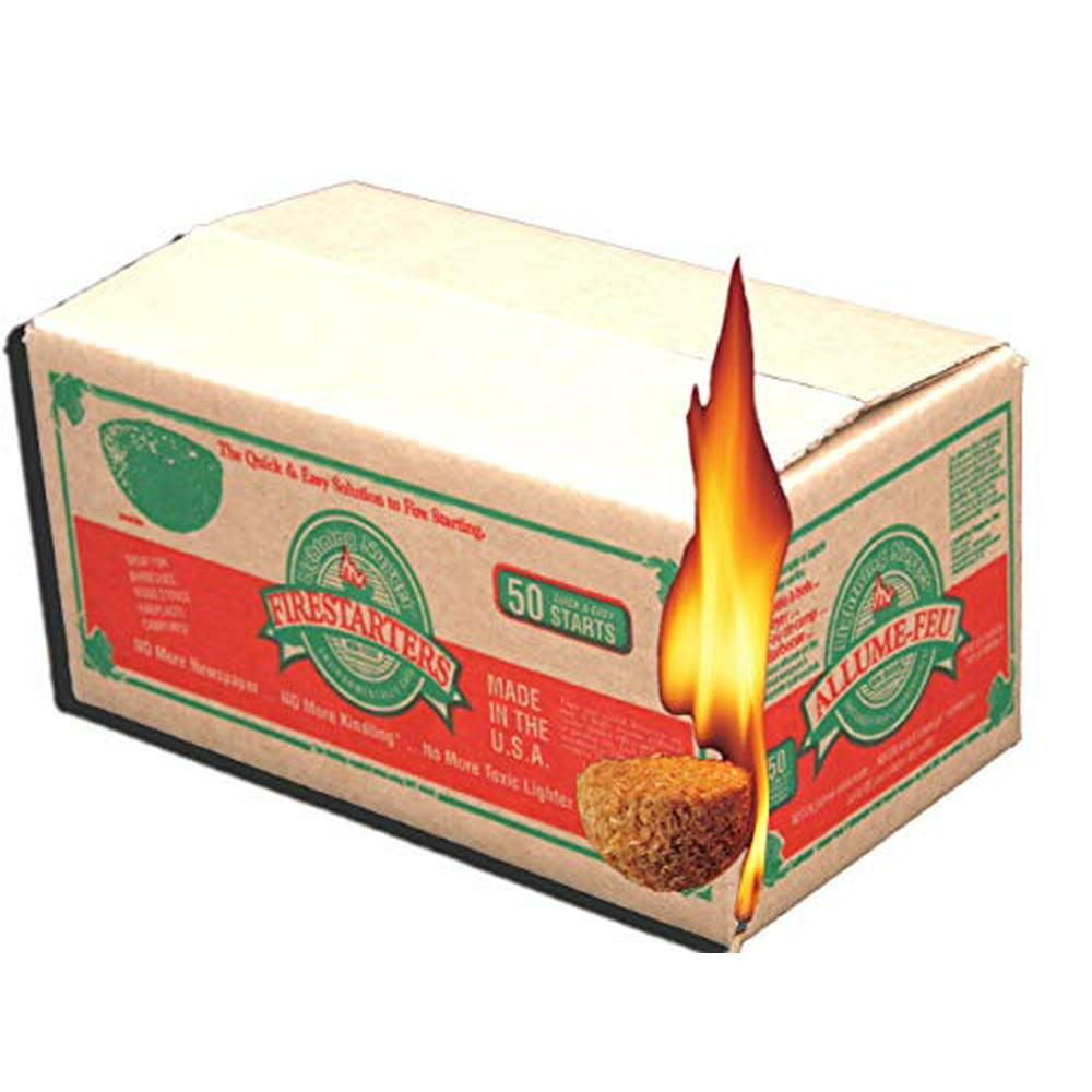 Lightning Nuggets N50VBOX Firestarters Box of FireStarting Nuggets, 50