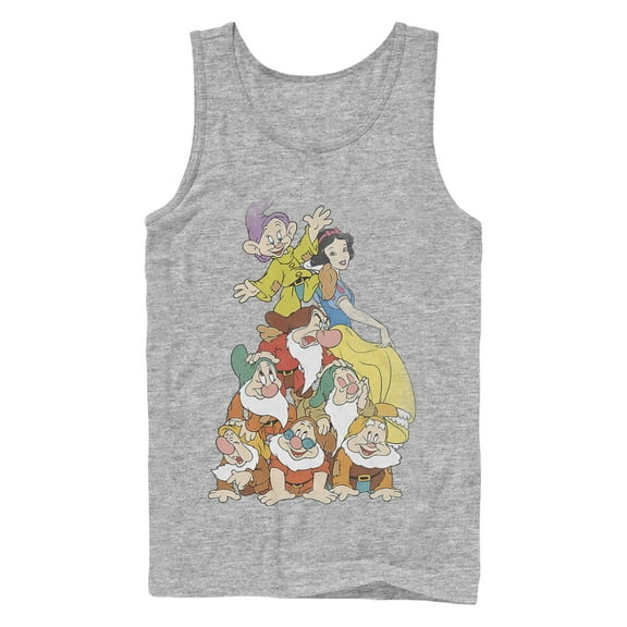 Men's Snow White and the Seven Dwarfs Pile  Tank Top