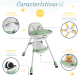 thumbnail image 5 of Silla Periquera Linium Para Bebé Alta Plegable Portatil Verde LINIUM, 5 of 11