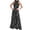 Black, variant on Dressy Jumpsuits for Women Evening Party Wedding Guest Plus Size Sleeveless Rompers Wide Leg Long Pants Pure Black L