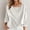 White, variant on Ladies Shirts Summer Top for Women Elegant Womens Shirt Top with Classic Round Neck and 3/4 Sleeves for Everyday Wear Pink M