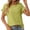 Yellow, variant on HOWPAY Womens Tops Summer Short Sleeve Crew Neck Solid Color T Shirts Loose Fit Baggy Work Tee Tops Comfy Lightweight Vintage Y2K Streetwear Beige L