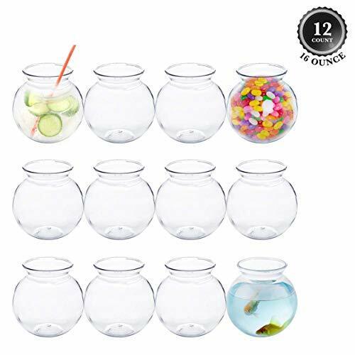 Plastic Fish Bowls 16 oz (12 Count)