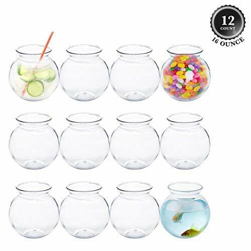 Plastic Fish Bowls 16 oz (12 Count)